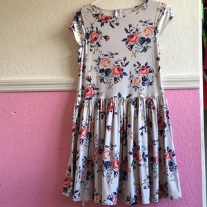Girls Cute floral flowy dress